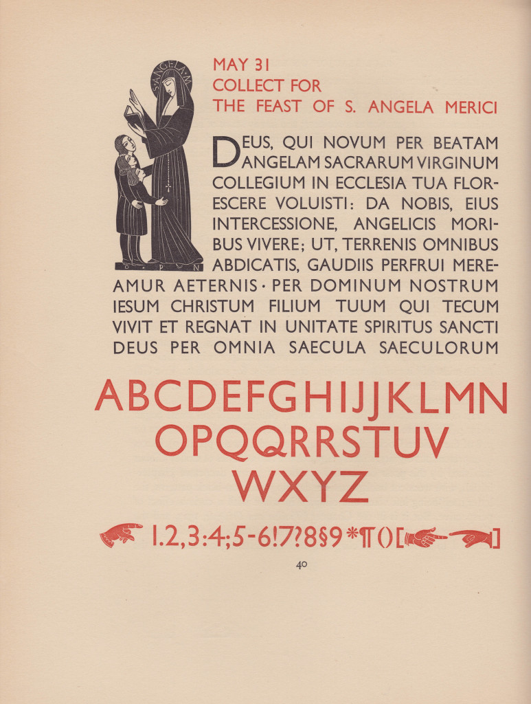 Sample page of Gill Sans, via Flickr user Mikey