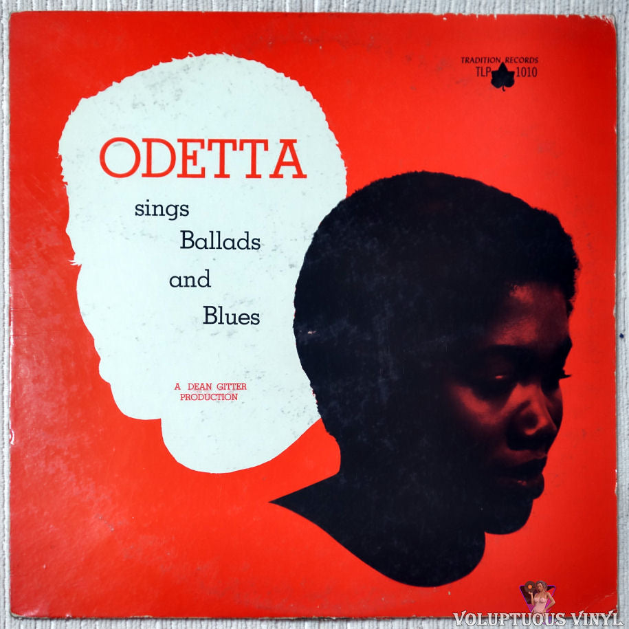 Odetta sings ballads and blues vinyl front cover